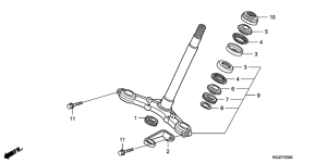 CRF100F Траверса нижняя