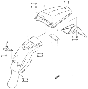 SMX50 Заднее крыло