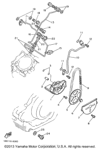 XV1100H Масляный насос