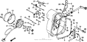 CBX Right cover + advancer