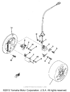 MX125B Flywheel magneto