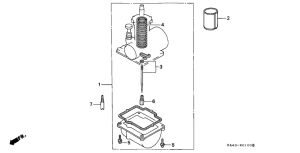 CR250R Карбюратор опционально kit