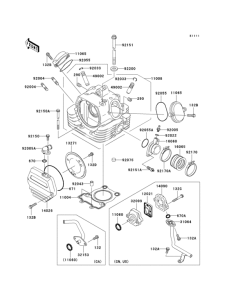 BN125 Cylinder head(1 / 2)