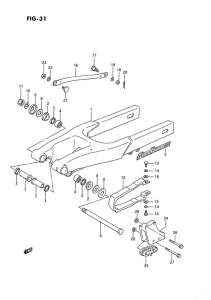 RM80 Маятник задний