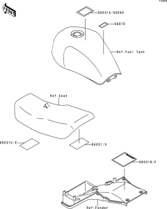 ZR750 Наклейки