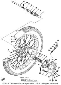 RS100B Переднее колесо