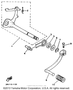 PW80F Вал переключения