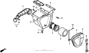 XR100 Воздушный фильтр