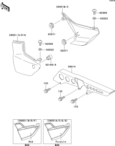 ZR1100 Боковые обтекатели