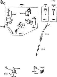 EX305 Замок зажигания