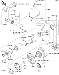 EX250 Стартер