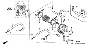 VT600CD Впускной коллектор