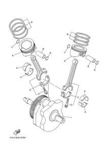 MT01 Crankshaft & piston