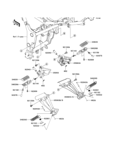 EX250 Подножки