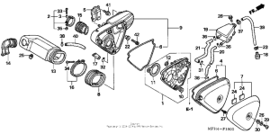 VT600C Воздушный фильтр