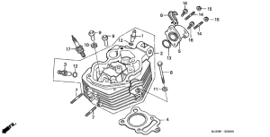 CG125 Головка цилиндров