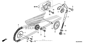 CRF50F Cam chain + tensioner