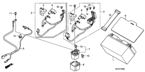 CB600F (ABS) Аккумулятор