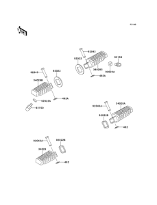 ER500 Подножки