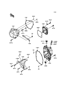 ZR800 Крышки двигателя