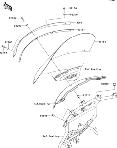VN1700 Стекло ветровое