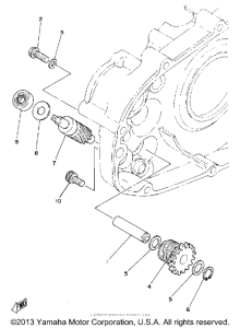 TZ125G Тахометр