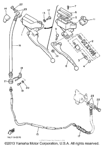 XVZ13DS Главный тормозной цилиндр