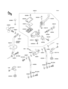 ZG1000 Передний тормозной цилиндр