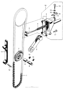 CL350 Cam chain + tensioner