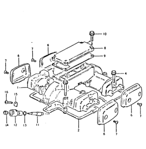 GSX400 Крышка головки цилиндров