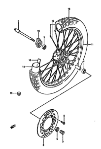 DR350 Transom + tube