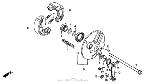 ZB50 Передний тормоз