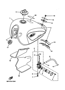 ST225 Fuel tank assy