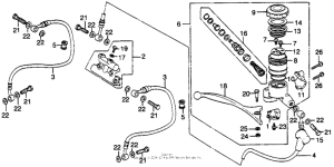 GL1000 Front master cylinder 78