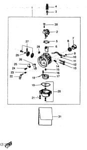 DT50R Карбюратор