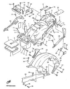 GTS1000 Задний бампер