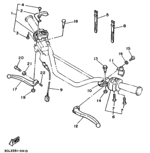 TDR240 Handle switch. lever