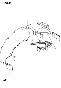 GS1100 Заднее крыло