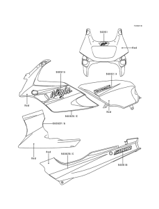 EX500 Наклейки