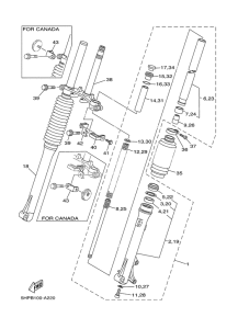 TTR125L Front fork 2