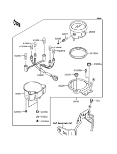BJ250 Спидометр