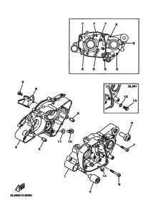 DT50LC Картер двигателя