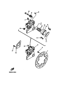 DT200R DT200RA Задний суппорт