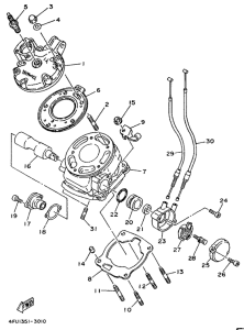 TDR125 Блок цилиндров