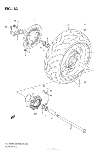 VZR1800 Rear Wheel (Vzr1800 L2 E03)