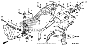 CBR600RR (ABS) Глушитель