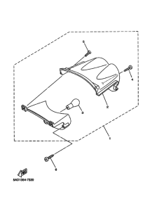 YN50R Taillight unit ass`y