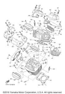 XVS950CUD Головка цилиндров