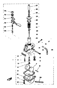 RD50M Катбюратор 1