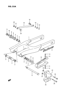 RM80 Маятник задний